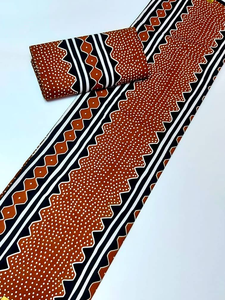 100 Percent Cotton African Grand Wax Print Fabric with New Double Printed Designs for Nigeria Dakar Africa by Hitjem Export - Product Image 5