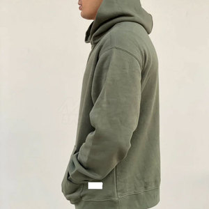 Nouveau design 100% coton hommes hiver solide à capuche surdimensionné sweats à capuche de haute qualité sur mesure - Product Image 4