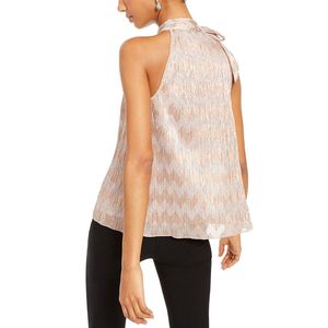 INC International Concepts Top in maglia da donna con collo annodato, colore rosa, taglia 2XL, Shine Halter Top - Product Image 2