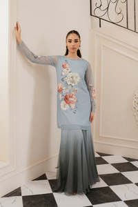 2024 señoras cómodas ropa de fiesta de alta calidad Shalwar Kameez vestidos superventas al por mayor con decoración de encaje de logotipo personalizado - Product Image 3