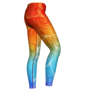 กางเกงโยคะเอวสูงระบายอากาศได้ดีเลกกิ้งออกกำลังกายรัดกล้ามเนื้อ - Product Image 4