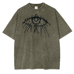 เสื้อยืดลายกรดไซส์ใหญ่พิเศษสำหรับผู้ชายเสื้อยืดพิมพ์ลายออกแบบโลโก้ได้ตามต้องการ - Product Image 6