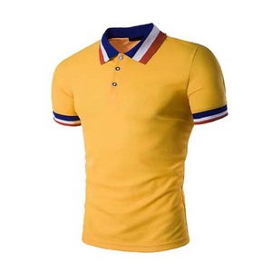 High Street Style hommes décontracté mode polos respirant et confortable broderie imprimé Top qualité coton hommes chemises - Product Image 1