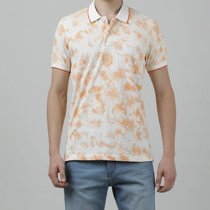 Tie Dye polos material suave sostenible antiarrugas transpirable secado rápido servicio OEM mejores Tie Dye polos para hombre - Product Image 6