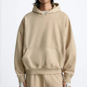 Fabricants de vêtements pantalons évasés personnalisés lavage à l'acide vintage soleil délavé survêtement de jogging en coton imprimé bouffant pour hommes - Product Image 5