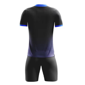 Maillots et uniformes de football personnalisés pour hommes, respirants, à manches courtes, impression numérique, service OEM, tissu en maille 100% polyester - Product Image 6