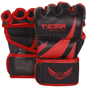Guantes de MMA Profesionales de Cuero Genuino, Guantes de MMA al por Mayor con Marca Privada, Guantes de MMA de Primera Calidad - Product Image 1