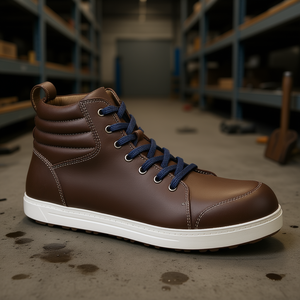 QS700 <b>Brown</b> Safety <b>Boots</b> S3 EN ISO 20345:2011 Fitness Safety Size 43 - Product Image 3