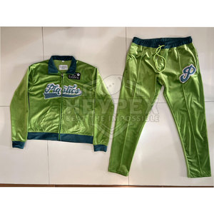 Chándal de Jersey de la mejor calidad para hombre, diseño de bordado delantero y trasero, ropa de invierno de talla grande transpirable, conjuntos elegantes de venta en línea - Product Image 3
