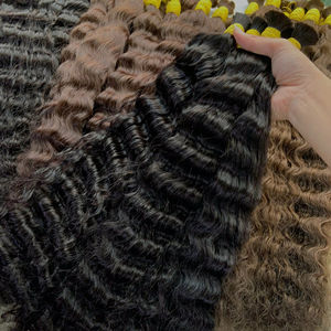 ต่อผมแบบเป็นมัด ลอนลึก คุณภาพสูง สีดำธรรมชาติ ราคาโรงงาน ตั้งแต่ 10 นิ้ว ถึง 26 นิ้ว ผมเวียดนามแท้ - Product Image 1