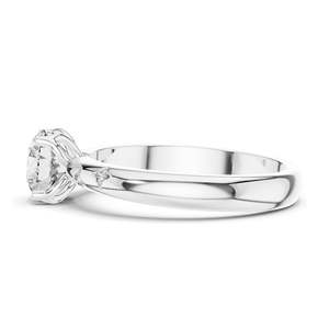 Anillo de Diamante de Laboratorio con Corte Cojín de 0.89 CT para Mujer, VVS-VS EF CVD, Piedras Decorativas, Oro de 18K, 14K, 10K y Plata 925, Rosa - Product Image 6