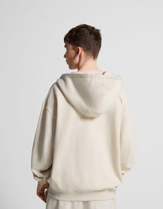 Wholesale custom logo thermal Hoodie Pullover winter warm Blank Hoodie Embroidery cotton <b>jumper</b> unisex Hoodie for men - Product Image 5