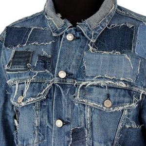 Chaqueta Vaquera Azul Personalizable para Mujer 2024, Chaqueta de Manga Larga con Bolsillos Grandes, Estilo Universitario y Blazer, Abrigo para Mujer - Product Image 4