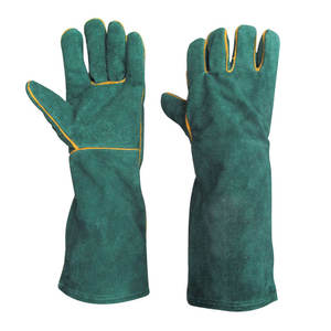 Soudure en cuir de chèvre Meilleurs gants de soudage en cuir de qualité supérieure Arrivée Résistance à la chaleur Gants de sécurité raisonnables Résistance à la chaleur - Product Image 2