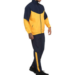 ชุดวอร์มผู้ชายผ้ายืดน้ำหนักเบาออกแบบมาสำหรับการเคลื่อนไหวที่ยืดหยุ่นที่มีแขนเสื้อและซิปเหมาะสำหรับนอกสถานที่แบบลำลอง - Product Image 3