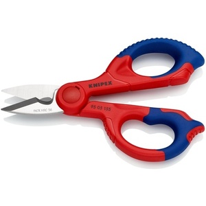 Tijeras KNIPEX de 2 componentes para electricistas/artesanos, tijeras de 155 mm de longitud para uso profesional - Product Image 4