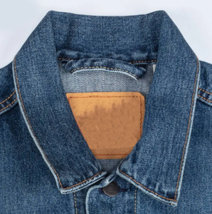 Chaqueta vaquera con botones de alta calidad personalizada al por mayor, chaqueta vaquera para hombre vintage bordada con logotipo impreso personalizado - Product Image 5