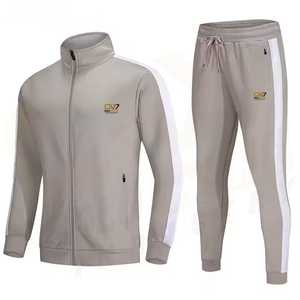 ชุดวอร์มลำลองผู้ชายแบบสองชิ้น ผ้าฝ้าย คุณภาพสูง ปี 2025 ราคาสุดคุ้ม สำหรับผู้ชายและยูนิเซ็กส์ - Product Image 1