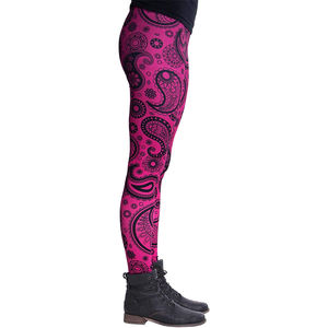 Wholesale Adults <b>Leggings</b> Sublimated Yoga Wear 100% <b>Polyester</b> / Spandex Sustainable Yoga Pants - Product Image 4