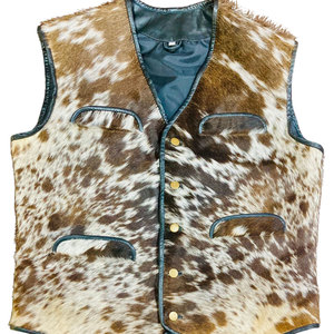 Meilleure qualité prix raisonnables gilet en cuir de vachette pour hommes nouveau dernier design gilet en cuir de vachette de vélo pour hommes pour adultes - Product Image 2