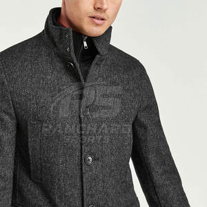 เสื้อโค้ทยาวผู้ชาย เสื้อคลุมกันหนาว อบอุ่นและมีสไตล์ เสื้อโค้ทยาวผู้ชายสำหรับธุรกิจลำลอง ทันสมัย เสื้อโค้ทยาวผู้ชาย - Product Image 4