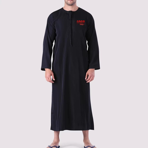 Fabricado a medida Hombres Thobe Manga larga Moda árabe Nueva llegada Hombres árabes Vestidos musulmanes Ropa informal Cómoda - Product Image 5