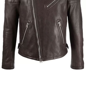 Fully Customized Custom Logo Men Motorbike Leather Jacket High Quality Quick Dry Genuine Leather Motorbike Jacket - Product Image 6