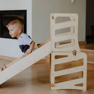 <span class=keywords><strong>2</strong></span> en <span class=keywords><strong>1</strong></span> Chaise haute pour enfant debout Aide de cuisine Hauteur réglable Tabouret en bois massif pliable <span class=keywords><strong>Tour</strong></span> d'apprentissage de cuisine - Product Image 2