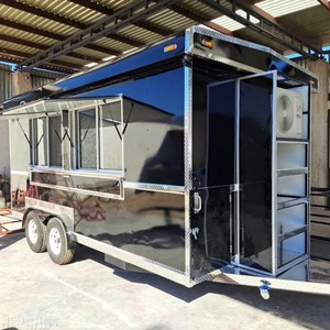 NEW 8 5x16 Aluminum Mobile Food <b>Trailer</b> Truck Pizza Indoor Broiler 3 Compartment Sink Candy Chips Station 3-Year Warranty Rust - Product Image 3
