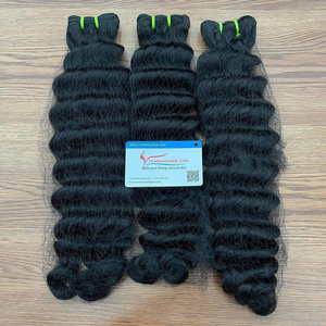Venta al por mayor Extensiones de cabello Remy vietnamita Paquetes de cabello de onda profunda suelta Cabello de trama virgen crudo de alta calidad - Product Image 1