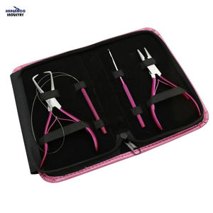 Alicates Profesionales de Acero Inoxidable de Alta Resistencia y Ecológicos HI-1500, Kit Profesional para Extensiones de Cabello con Micro Anillos y Puntas Nano - Product Image 1