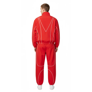 ชุดวอร์มกันลมแบบมีฮู้ดสำหรับฤดูหนาว คุณภาพสูง สั่งทำโลโก้ได้  ผ้าฟลีซเนื้อนุ่ม สวมใส่สบาย  พร้อมกางเกงขาสั้นผ้าโพลีเอสเตอร์/คอตตอน  แบบซิป - Product Image 6