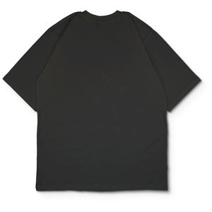 เสื้อยืดคอกลมสำหรับผู้ชายผ้าคอตตอนสีเรียบ100% โอเวอร์ไซส์แขนสั้นสวมใส่สบายทุกวัน - Product Image 2