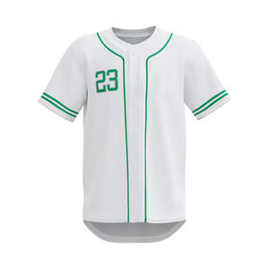 Maillot de baseball imprimé de qualité supérieure, très vendu, 100 % polyester, unisexe, adulte, antibactérien, respirant, évacuant l'humidité, séchage rapide - Product Image 1