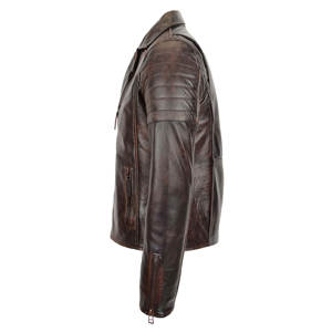 เสื้อแจ็กเก็ตหนังของผู้ชายเสื้อแจ็คเก็ตแบบลำลองสำหรับนักขี่มอเตอร์ไซค์เสื้อโค้ทแจ็คเก็ตกันลมสำหรับฤดูหนาว - Product Image 5