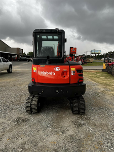 รถขุดขนาดเล็ก Kubota KX040-4 สีแดง รถขุดตีนตะขาบ รถขุดไฮดรอลิกขนาดกะทัดรัด สำหรับงานก่อสร้างในฟาร์ม - Product Image 2