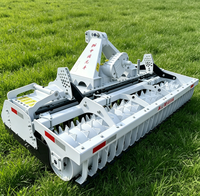 Broyeur rotatif robuste, herse rotative, machines agricoles, herse rotative montée à l'avant de 3 m