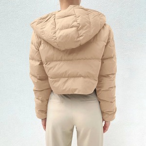 Top Tendance Vente en Gros Doudoune Élégant À Capuche Coupe-Vent Puffer Femmes Veste Personnalisée Décontractée Fermeture Éclair Veste D'hiver - Product Image 3