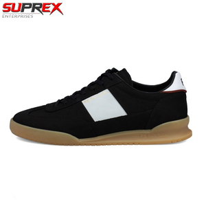 SUPREX ENTERPRISES Baskets Dover noires et gommeuses à lacets, anti-odeur, légères, respirantes, chaussures décontractées pour hommes - Product Image 2