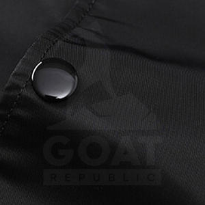 Veste bomber pour homme en toile de haute qualité, nouvelle arrivée automne, col montant, logo sur le devant, vente en gros - Product Image 4