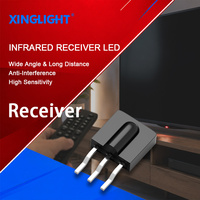 Récepteur infrarouge SMD à double blindage, à réponse rapide, encapsulé dans de l'époxy, pour télécommande, XINGLIGHT