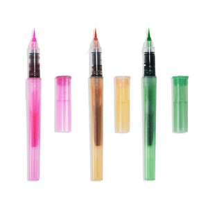 Stylo <span class=keywords><strong>pinceau</strong></span> à peinture aquarelle scintillante <span class=keywords><strong>rechargeable</strong></span> <span class=keywords><strong>de</strong></span> qualité supérieure, marqueurs artistiques économiques pour artistes/étudiants - Product Image 2