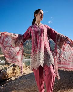 AJM Trade House 1080 Designer Ethnique Pakistanaise Femmes Costumes Belle Soie Matériel - Product Image 5