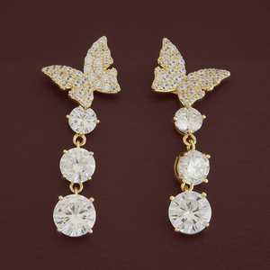 Boucles d'oreilles pendantes en argent 92,5, accessoire de mode 180587 - Product Image 1