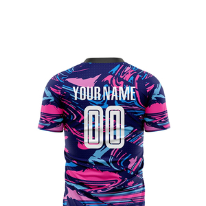 Nuevo uniforme de fútbol personalizado 2025 nuevo color sólido completamente personalizado con nombre de equipo personalizado uniforme de fútbol transpirable servicio OEM - Product Image 6