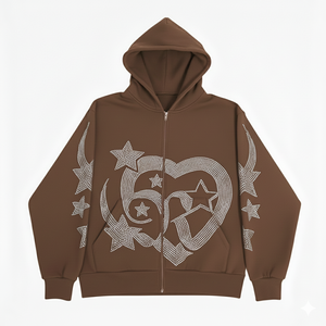 Custom High Quality Winter Digital Diamond Pattern Hoodie <b>Personalized</b> Embossed Textured Streetwear Heavyweight Zipper 100% - Product Image 5