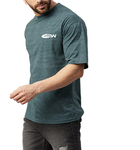 เสื้อยืดสำหรับฝึกกล้ามเนื้อผ้าคอตตอน100% ของผู้ชายแขนผ่าลึกแห้งเร็วยืดได้พอดีกับไหล่ที่ยอดเยี่ยมสำหรับการยกกระชับ - Product Image 3