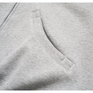 Sweat-shirt à capuche surdimensionné et lourd, 100% coton molletonné, sensation aérée pour homme, motif uni, numérique, automne-hiver - Product Image 4