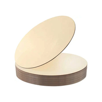 Vente en gros 2.5mm Accessoires de bricolage non finis Tranches de bois vierges Planches MDF Art populaire Tranche de bois de teck Projets d'artisanat d'art
