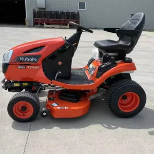 Düşük fiyat yüksek kalite kusale T2290 tekerlek çim biçme traktörü satılık stokta mevcut